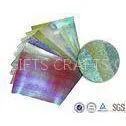 Customerized Pearl Rainbow Wrapping Paper for Bouquets , Iridescent Gift Wrap Sheets