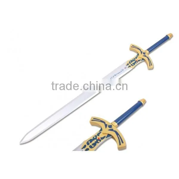 Fate Stay Night Saber Lily Anime Wooden Sword , Cosplay Swords