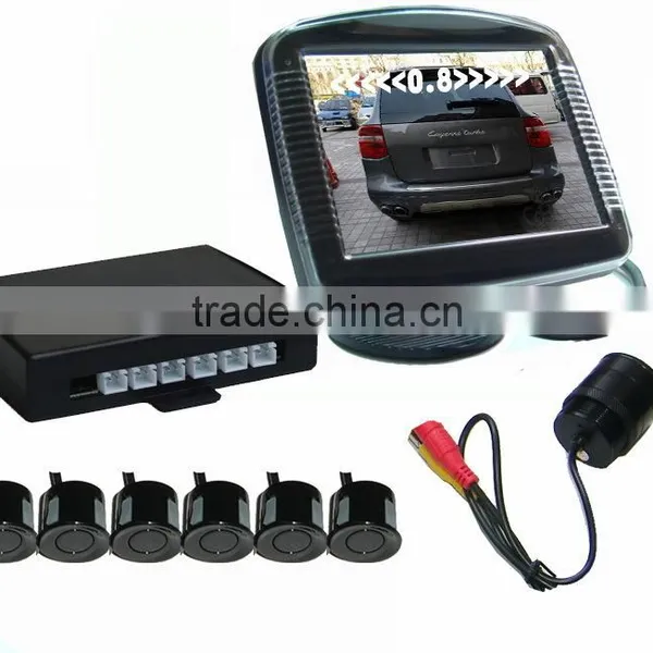 Wireless Car Rearview Mirror Radar Detector Car Parking Sensor photo-3