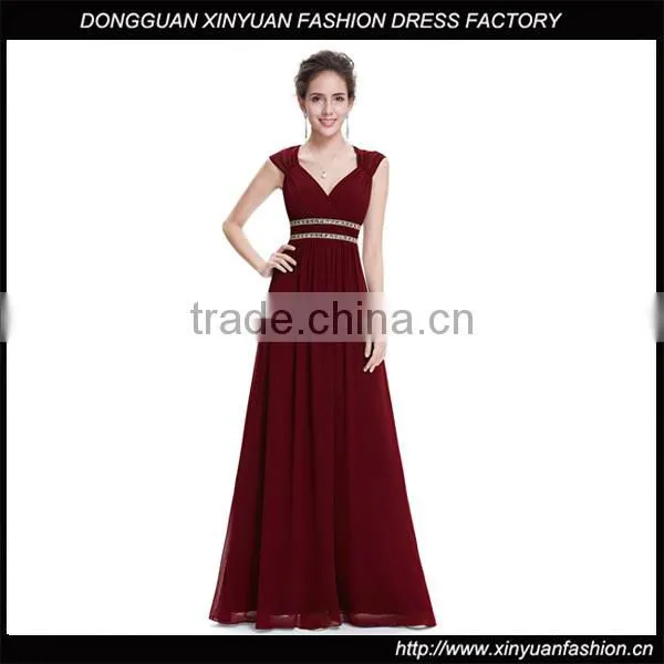 Hot Sleeveless Sexy Picture Of Girls Party Prom Dresses Evening Dress Women
