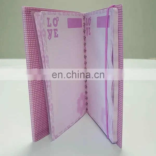 Fashion Journal Cute Diary Spiral Printing Led Light Customized Logo Notebook for Kid photo-3