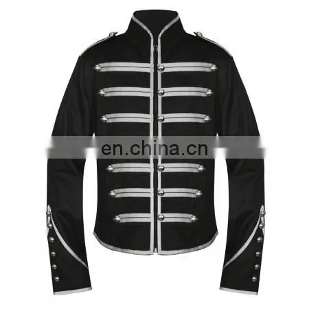 Gothic Military Drummer Man Punk Fashion Jacket