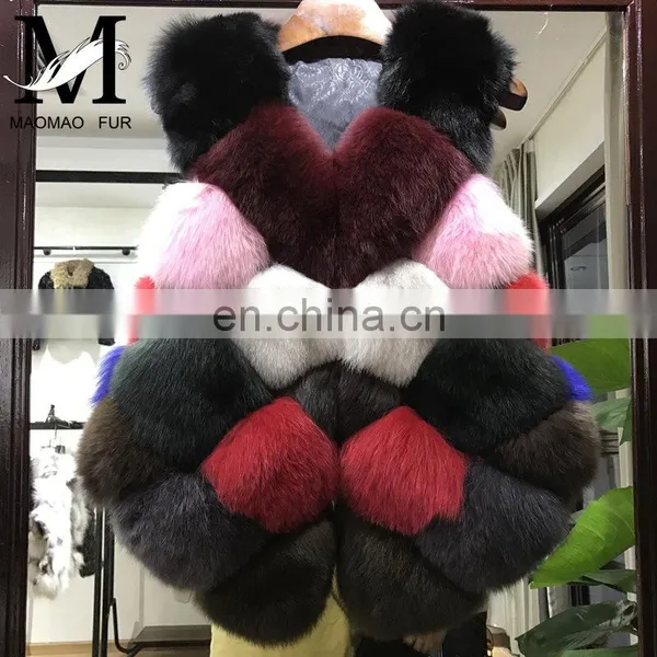 New Fashion Clothes Natural Fur Waistcoat Winter Women Warm Fur Real Fox Vest photo-2