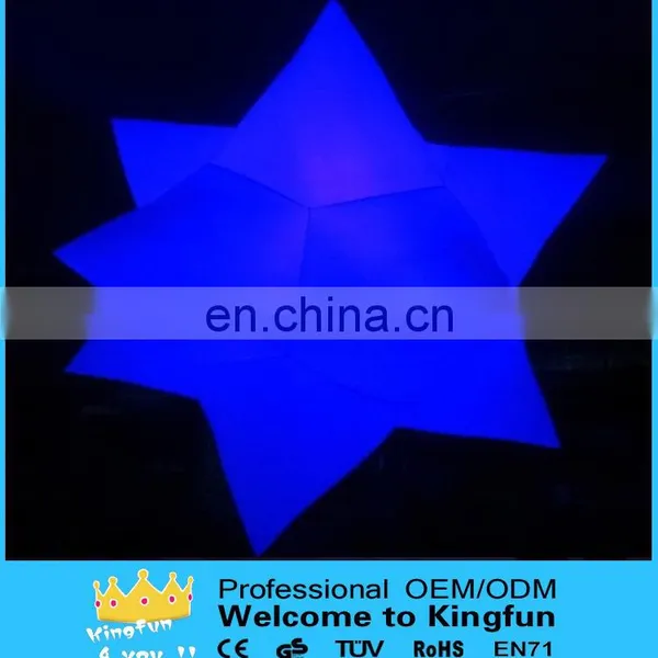 Customized Colorful Haing New Year Deractive Led Star photo-5
