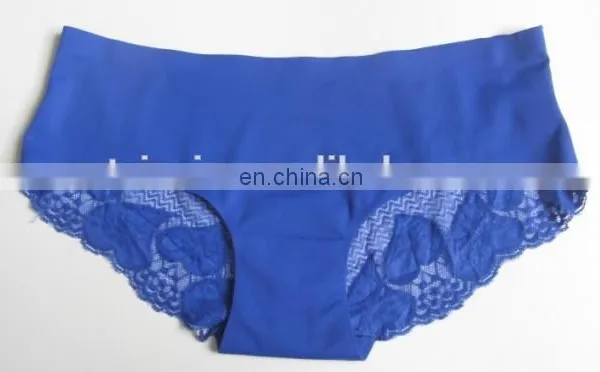 Comfortable Laser Cut Bikini With Lace Seamless Thong One Piece Panty