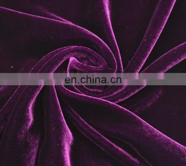 Hotselling Elegant Plain Color Dye Silk Velvet photo-4