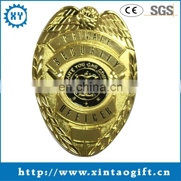 Custom Private Security Officer Magnetic Metal Badges photo-2