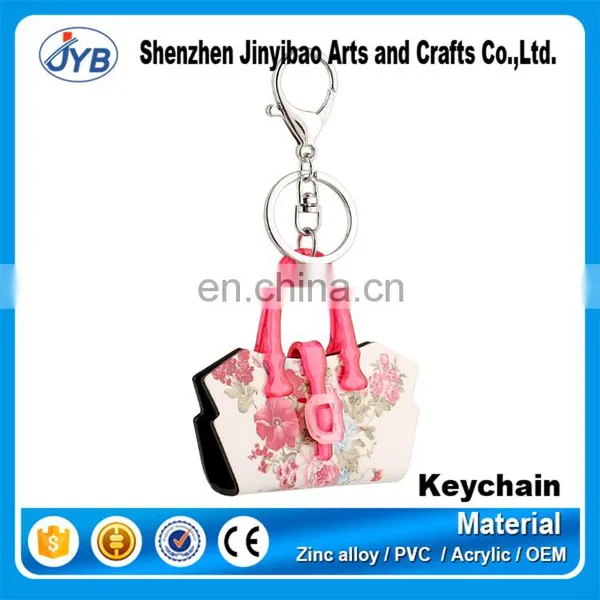 Exquisite Gift Charms Bag Key Chain Custom Handbag Metal Keychain photo-4