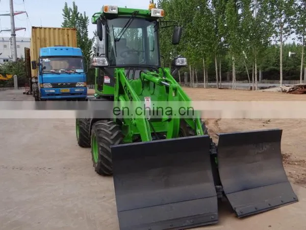 ZL10F 4x4WD Wheel Loader With V-snow Blade photo-3