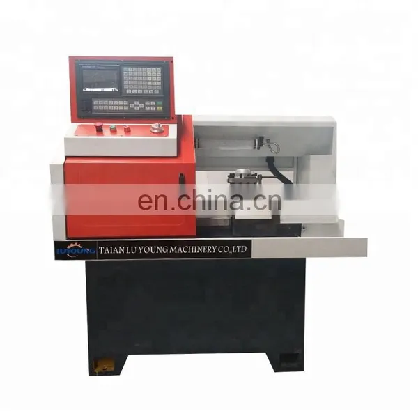 China High Speed Horizontal 2 Axis Mechanical Mini Cnc Lathe for Sale photo-3