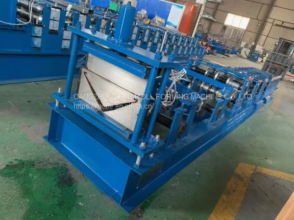 Steel Metal Roof Ridge Cap Tile Cold Roll Forming Machine photo-4