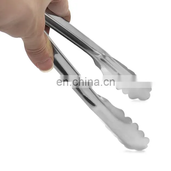 Stainless Steel Kitchen Food Tongs Ice Tongs photo-4