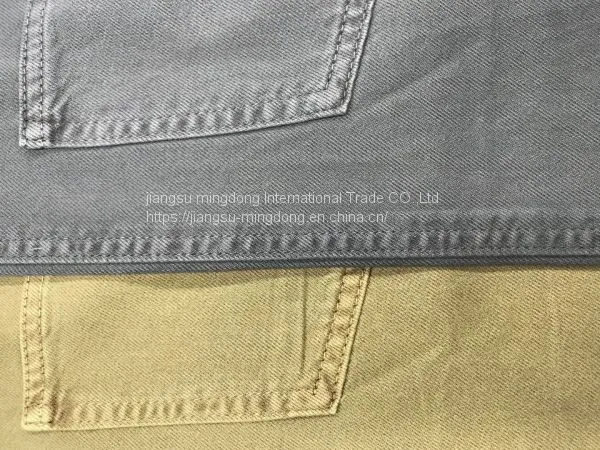 66.5%Cotton 33.5%Rayon Twill Fabric photo-2