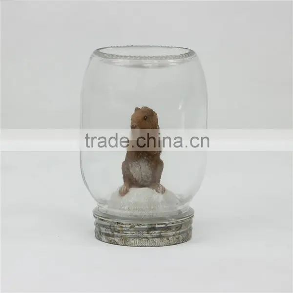 Squirrel Ceramic Decoration,Animal Glass Decoration,Handstand Glass Decoration photo-2