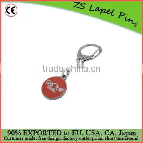 Custom Very Nice Gift Quality Trolley Coin Keyring photo-2