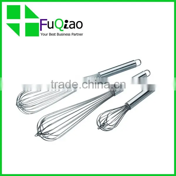 Hot Sale Cooking Tools Different Size Stainless Steel Hand Hand Held Egg Whisk photo-4