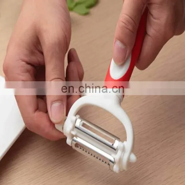 High Quality Plastic Handle Three Blade Peeler photo-4