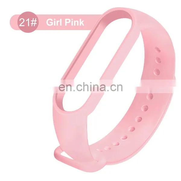 M5 Factory Wholesale Silicone Watch Strap Band For mi 5 6 Fit For Smart Watch Mi Band Strap Silicone For Mi Band 6 photo-4