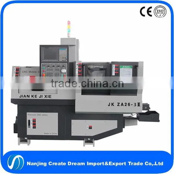 za26-3 dia 26 high precision single shaft China cnc small metal lathe