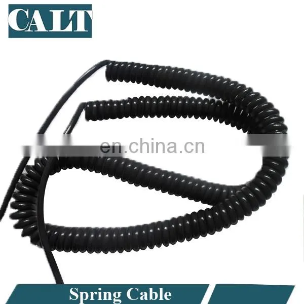 7 17 19 21 26 Cores Spring Spiral Cable for CNC Handheld Encoder Manual Pulse Generator photo-3