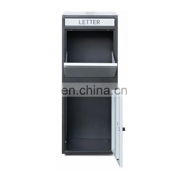 New Arrival Preorder Anti Theft Outdoor Wall Mount Detachable Metal Smart Mailbox Parcel Box for Residential Delivery Drop Box photo-4