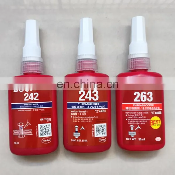 50ml Screw Glue Loctiter 222 241 242 243 262 Thread Sealant 263 270 2701 271 Sealing 272 273 277 290 Anaerobic Locking Adhesive photo-2