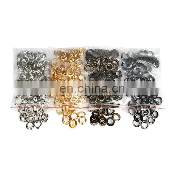 Colorful 4mm-10mm Metal Grommet Eyelets for Curtain Rings Curtaint Tape, Clothing, Shoes, Bag, Leathercraft