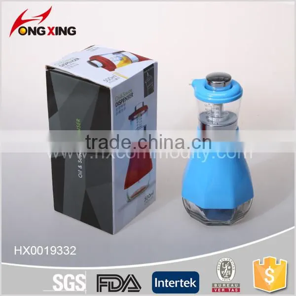 Hot Sale 0.5L Glass Measuring Oil Bottle With Straw photo-5