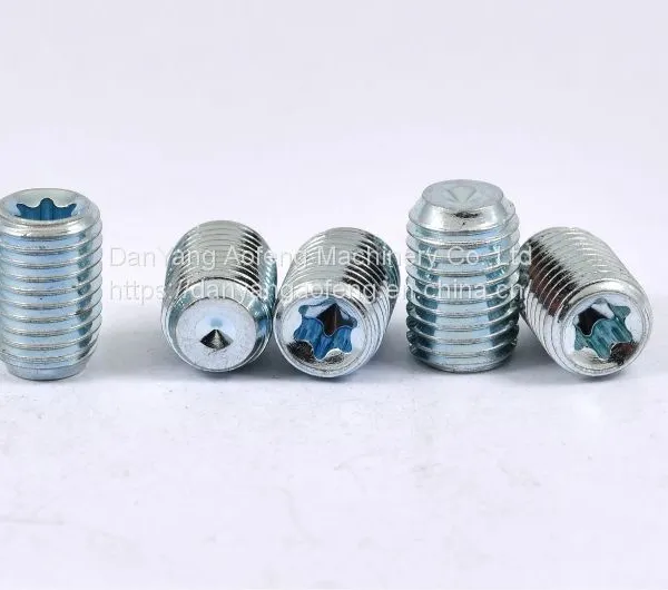 Custom Steel Hex Socket Set Screws Supporting Mechanical Terminal Lugs