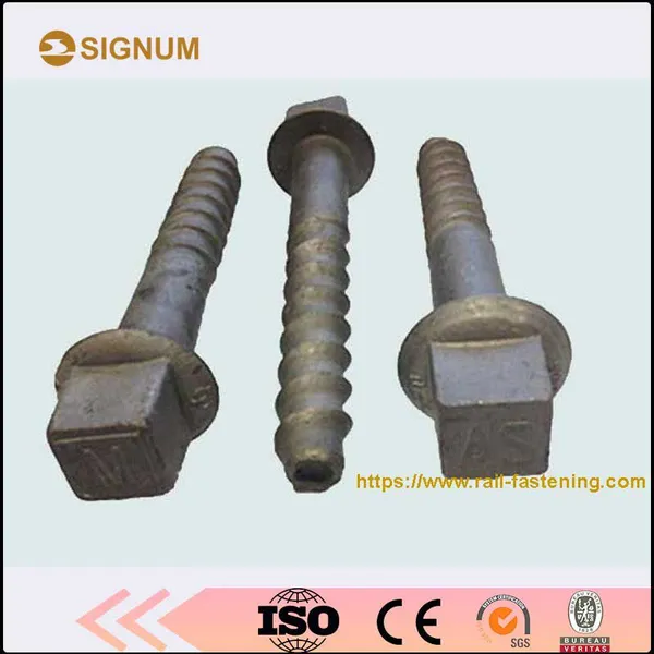 Railroad Screw Spike/Lag Bolt/Sleeper Screw/Track Screw/Rail Spike photo-3