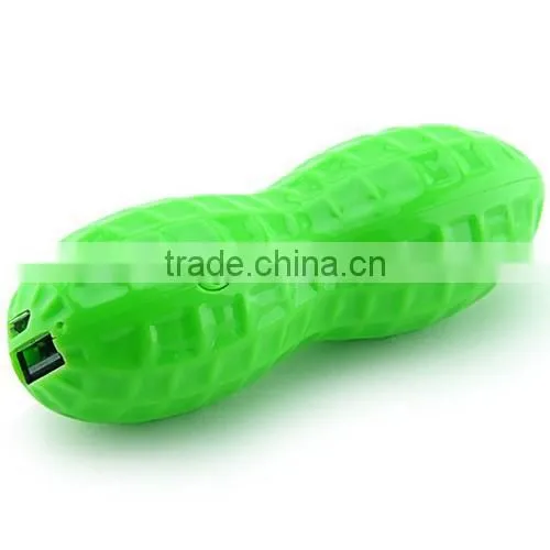 Custom Peanut Shape 2600mah Power Bank Portable Battery Charger photo-2