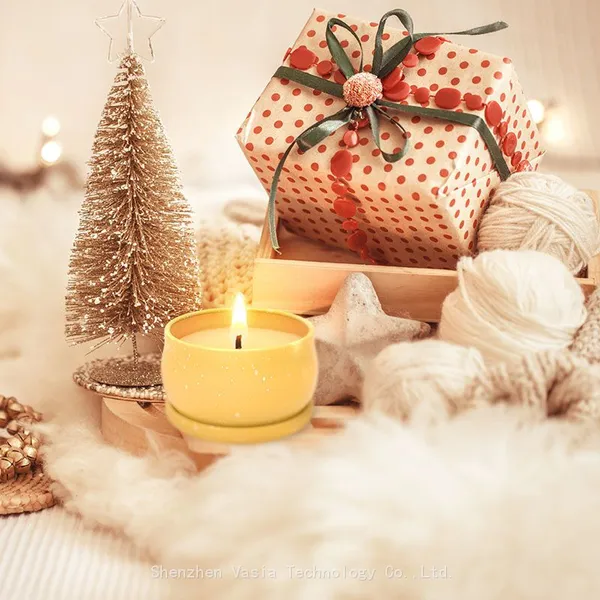 Factory Direct Christmas Soy Candles With Aromatherapy Scent - Wholesale Prices, Custom Processing Supported, 12 - Piece Gift Box photo-5