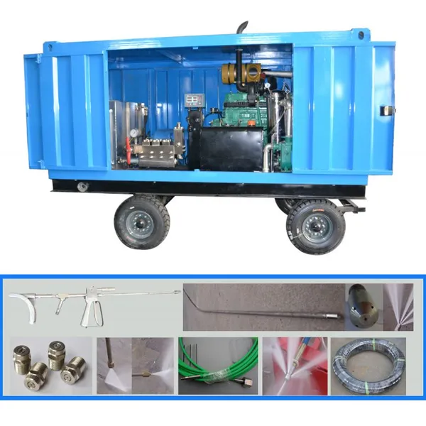1500bar Diesel and Electric High-pressure Water Jetting Systems up to 3.000 Bar Ultra-High-Pressure Application