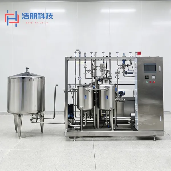 High-Efficiency Industrial Pasteurizer - Stainless Steel Automatic Heat Exchange Unit for Juice & Milk Sterilization