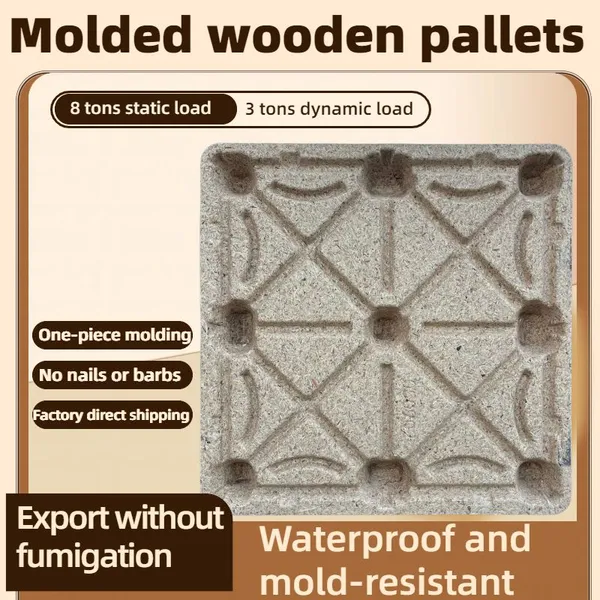 Export-Grade Molded Wood Pallet (Fumigation-Free) — ISPM 15 Certified — 4-Way Entry photo-5