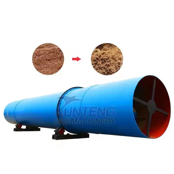 Single Drum Dryer Yeast Beer Dryer Bagasse Drying Machine Cassava Residue Olive Pomace Drying Equipment