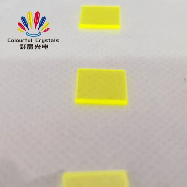 YAG (Ce) Scintillation Crystals Available in As-grown Wafers, Polished Wafers and Coated Wafers. photo-2