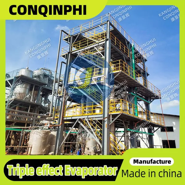 304 Stainless Steel Multi-Effect Evaporation Crystallizer With PLC Control photo-3