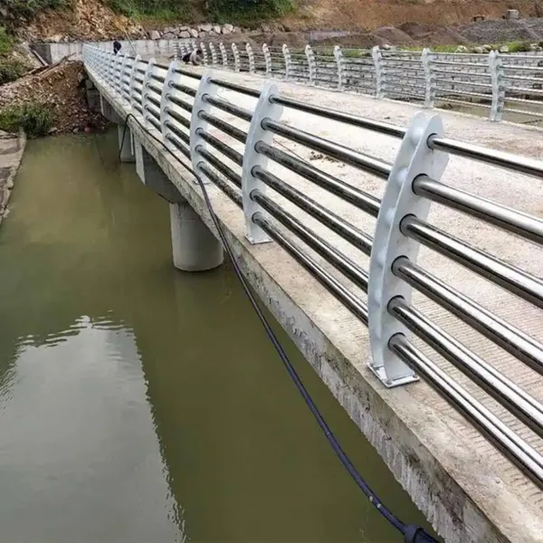 Galvanized and Powder-coated Bridge Anti-collision Guardrails for Urban Expressways With High Impact Resistance, Longbang Traffic Facilities