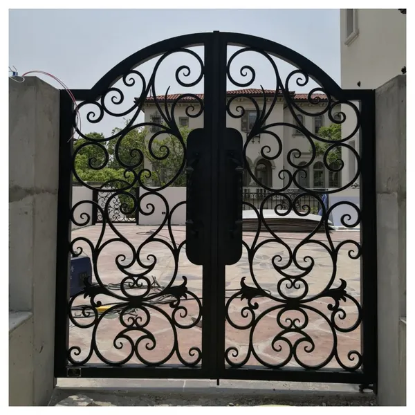Metal Gate Wrought Iron Gates Aluminum Gate Design For Home photo-3