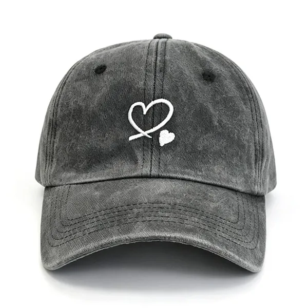 Ripped Washed Cotton Caps for Men Women Distressed Vintage Baseball Hats photo-2