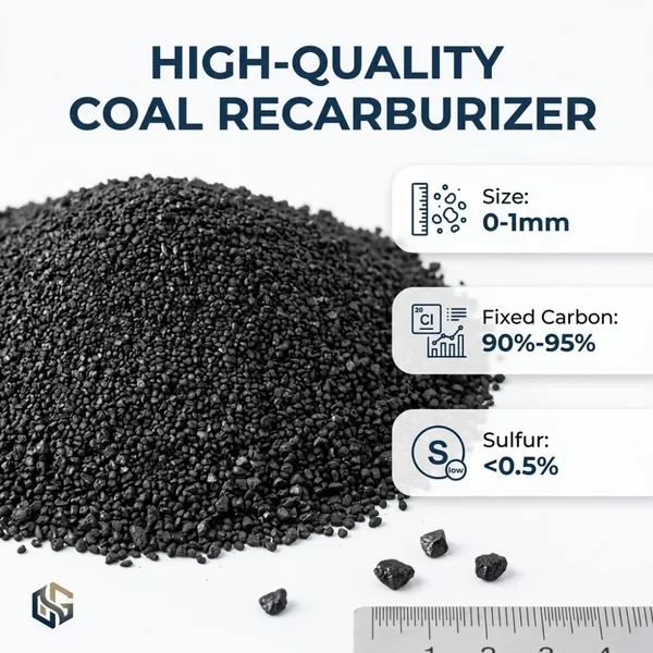 Low Sulfur Calcined Anthracite Coal Carbon Raiser FC90% 93% 95%