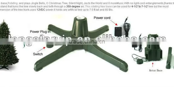 Metal/Plastic Rotating Christmas Tree Stand/Fitting(All Sizes and Materials Can Supply) photo-5