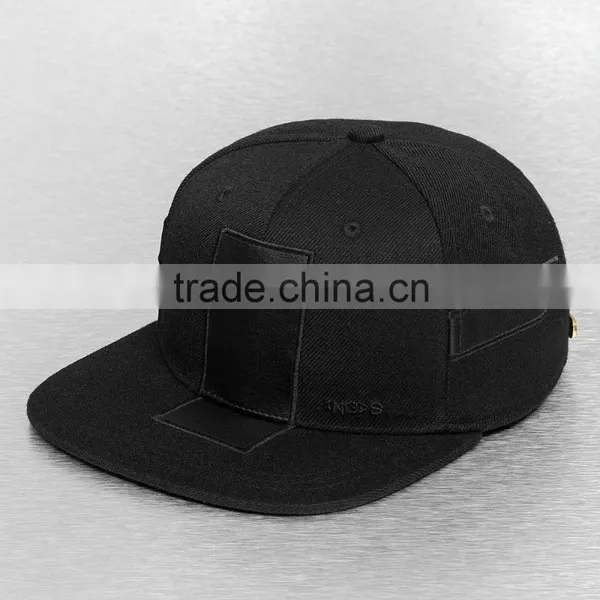 Fleece Hat Pattern Fleece Snapback Hat Making Whole Black photo-3