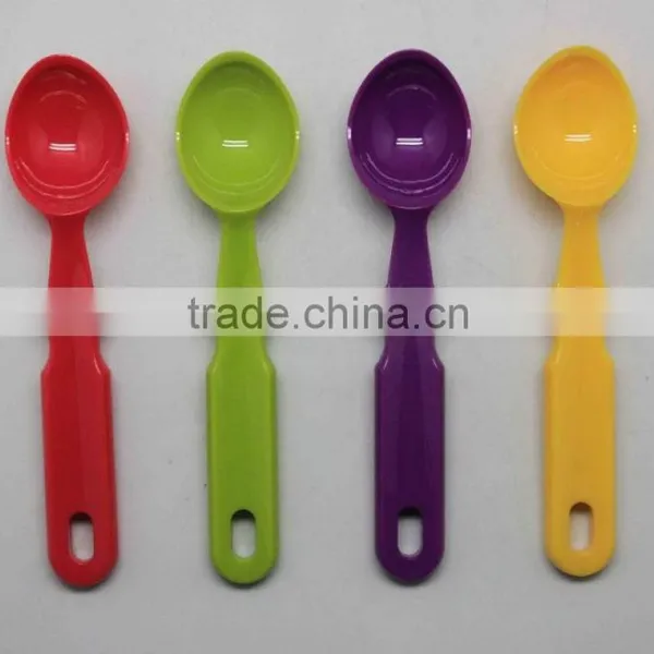 COLORFUL SIMPLE PLASTIC PS ICE CREAM SPOON FOR SUPERMARKET photo-6