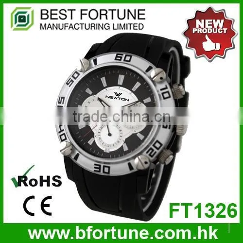 FT1326 Best Quality Stainless Steel Case Back pc Quartz Watch