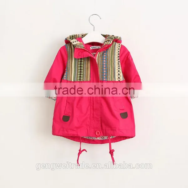 2016 Autumn & Winter Kids Coat Long Frocks Children Boutique Clothes Winter Jacket Girls Overcoat photo-4