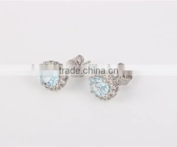 Latest Ladies Fashion Girl Earrings With Diamond Stone photo-3