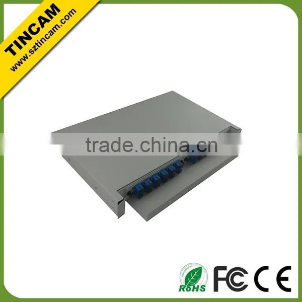 Rack Mount 24/48 19'' Port Fiber Patch Panel photo-2