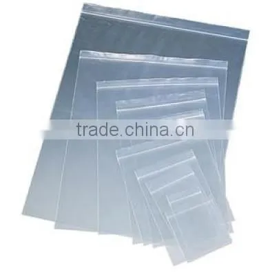 Manufacturer Small Transparent or Printed Zip Lock Reclosable Plastic Bag